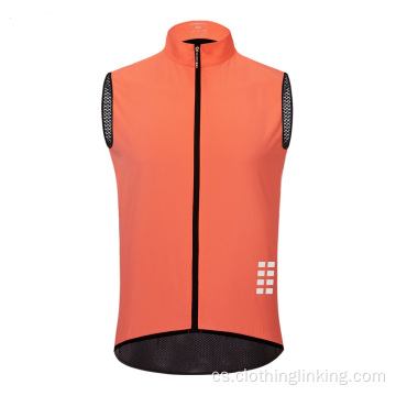 Cyklistická bunda Jersey Vest Wind Coat